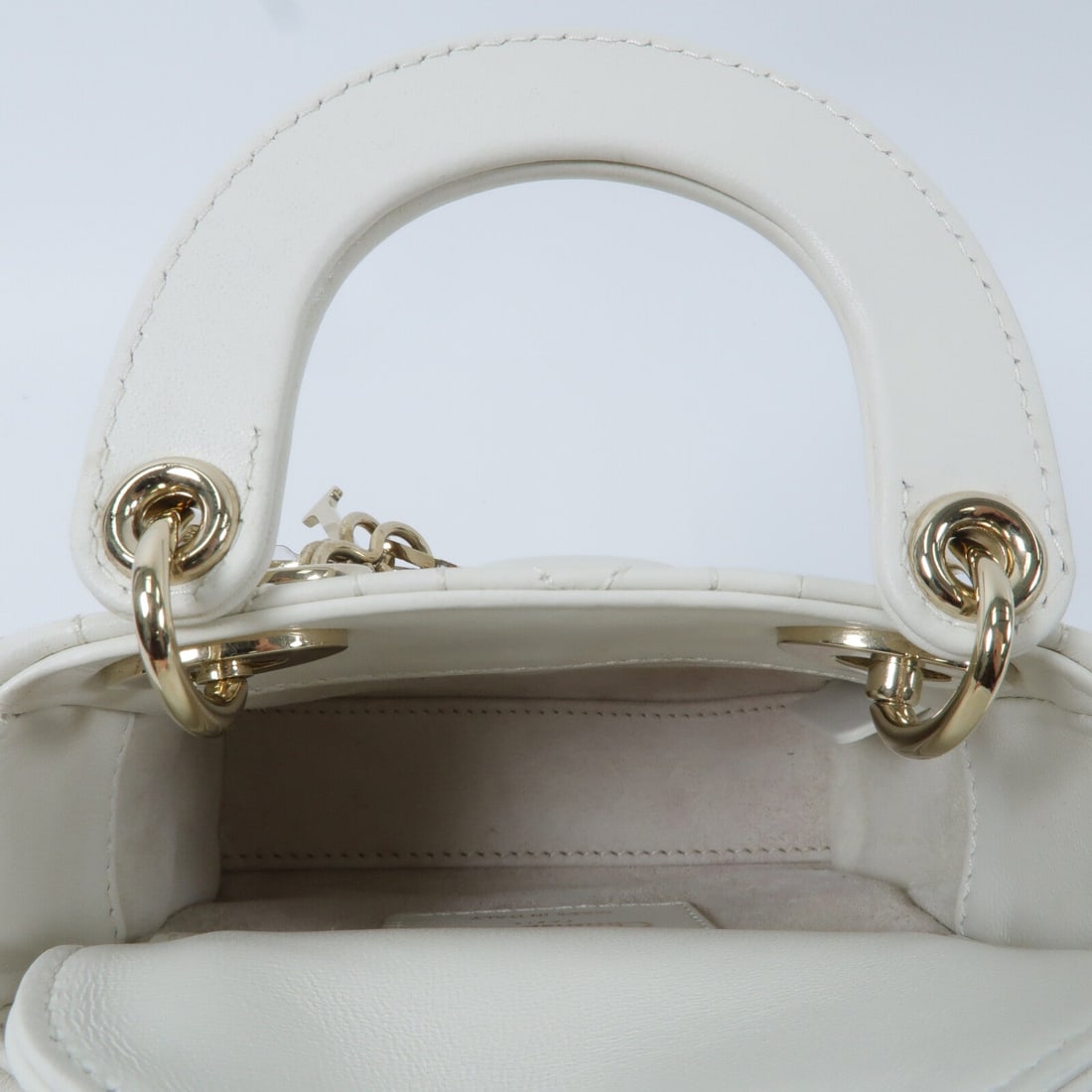 Dior Micro Lady Dior White - 5