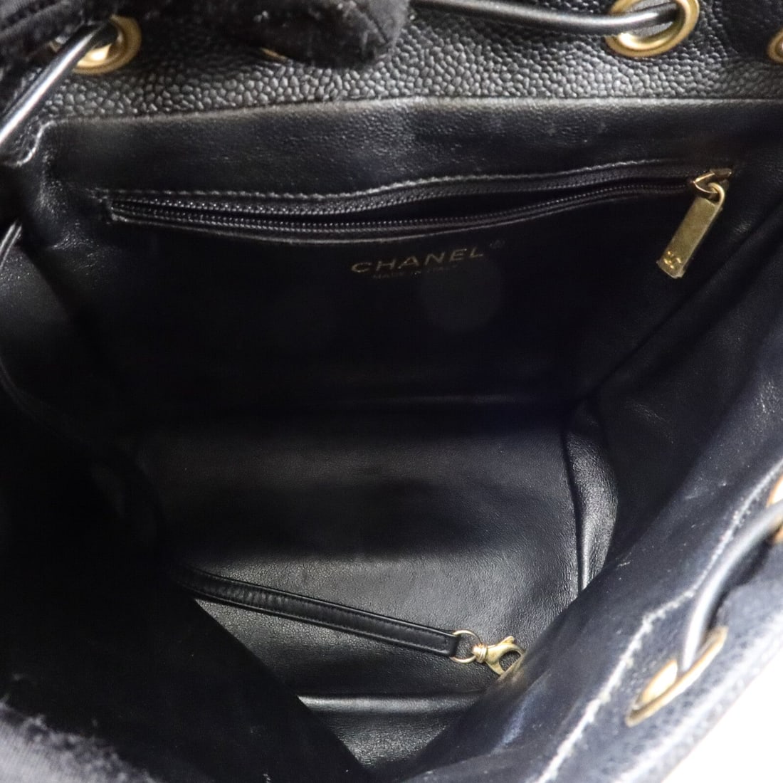 Chanel Filigree Backpack Black - 5