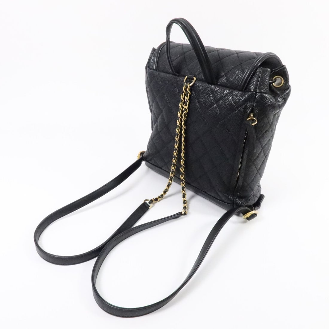 Chanel Filigree Backpack Black - 9