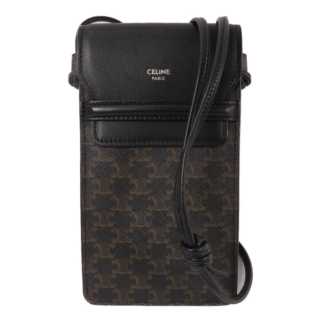 Celine Triomphe Phone Pouch Black (1 of 13)