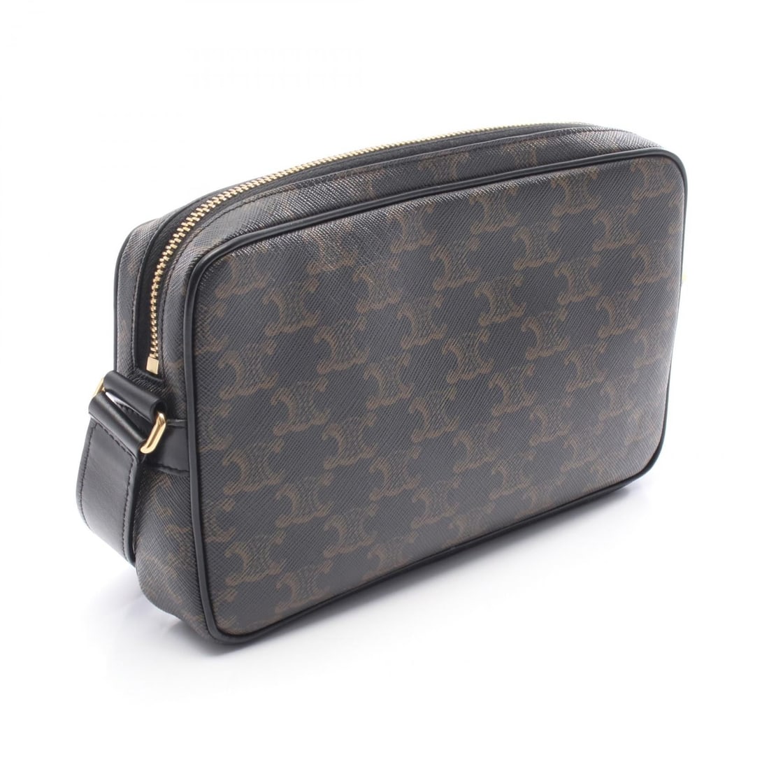 Celine Triomphe Messenger Black Brown - 2