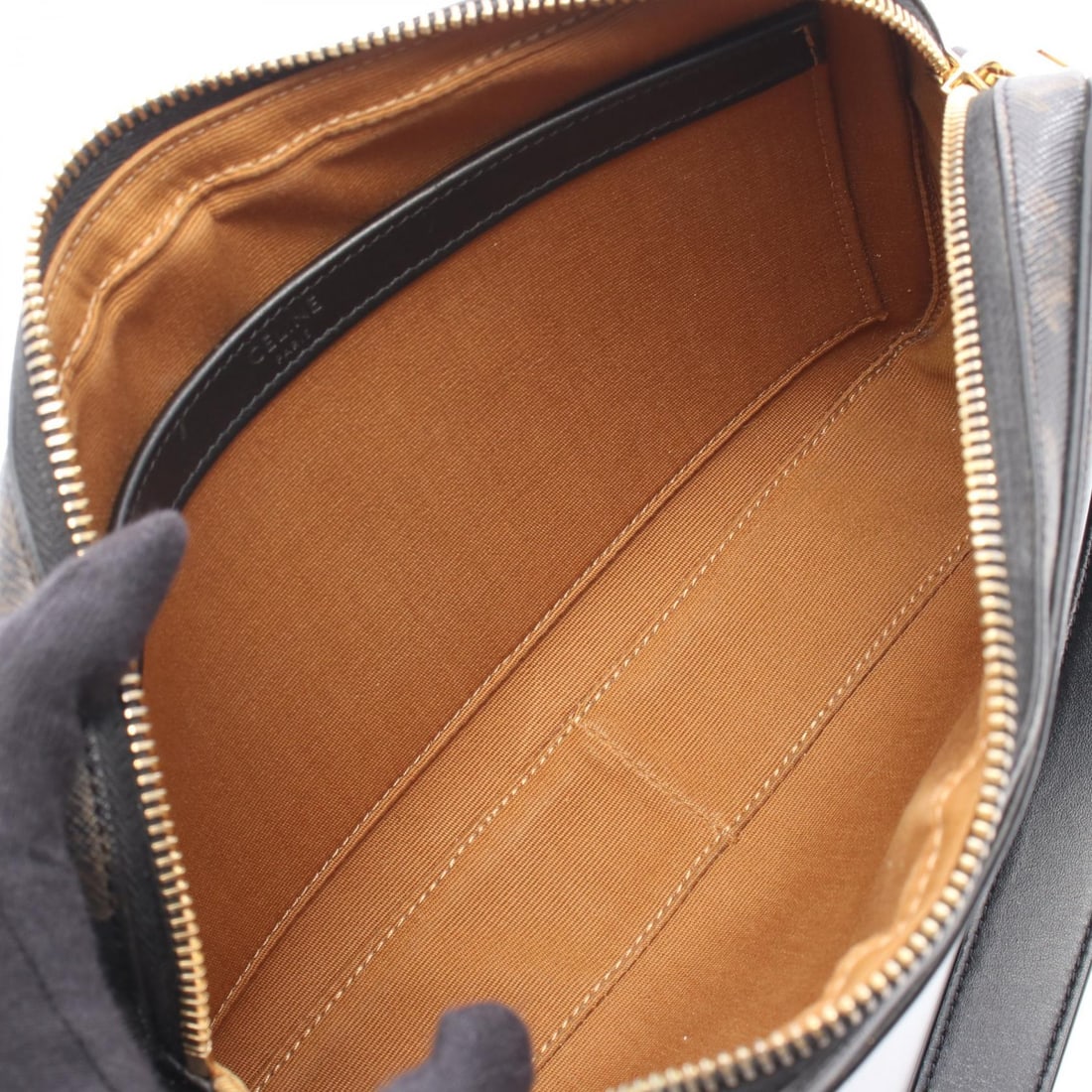 Celine Triomphe Messenger Black Brown - 3