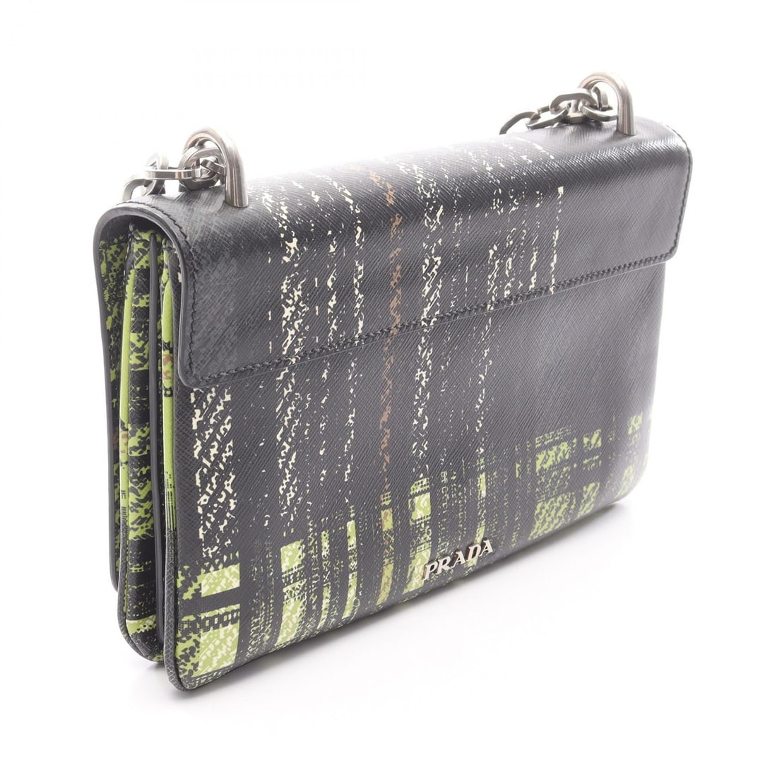 Prada Shoulder Black Green Multicolor - 2