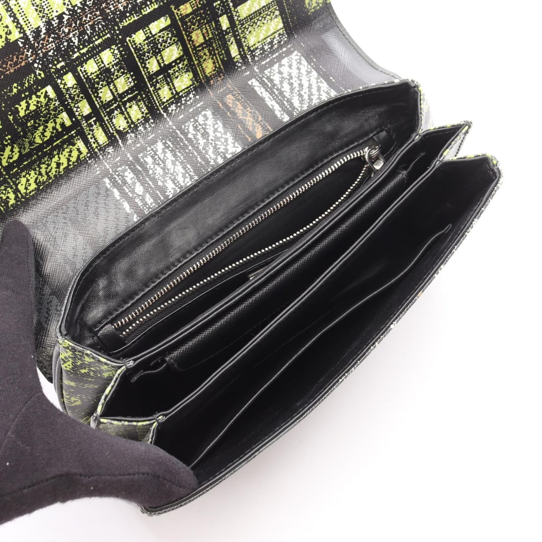 Prada Shoulder Black Green Multicolor - 3