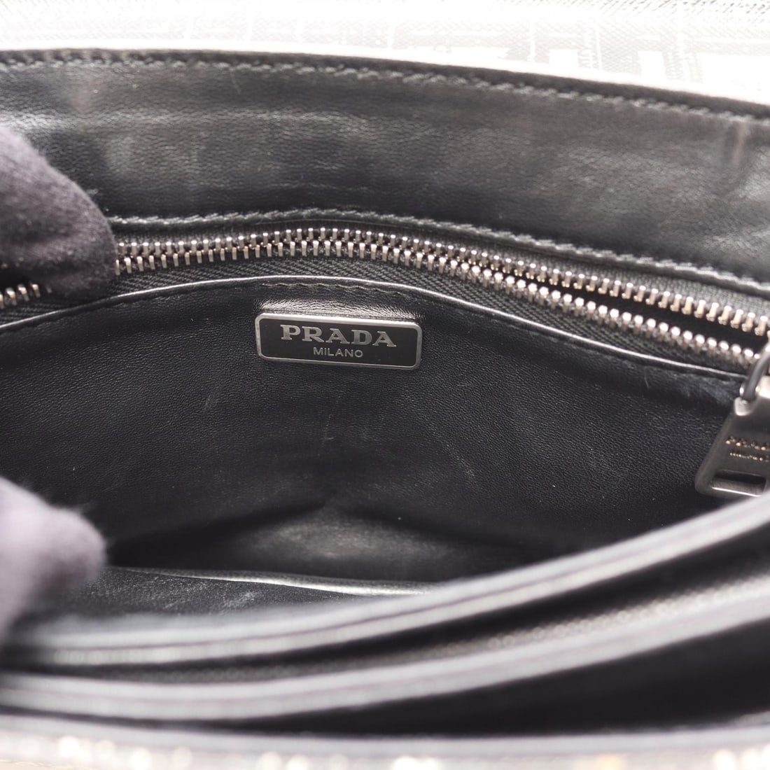 Prada Shoulder Black Green Multicolor - 6