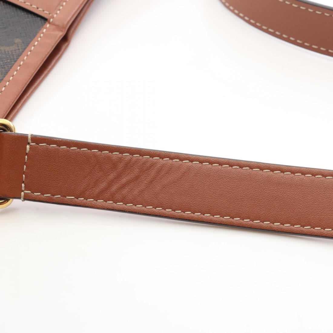 Celine Small Bucket Triomphe Black Brown - 9