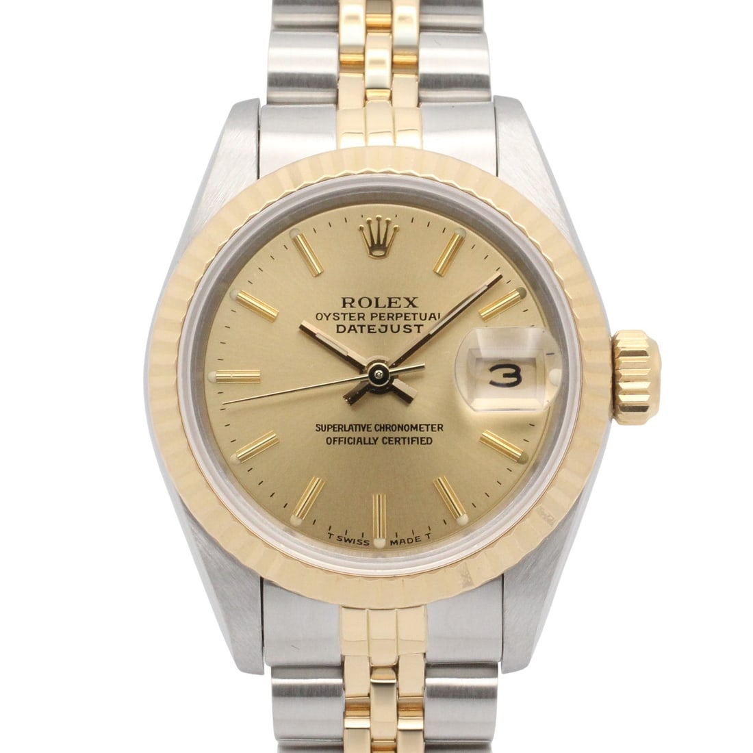 Rolex Datejust 69173 18K YG/SS Champagne (1 of 16)