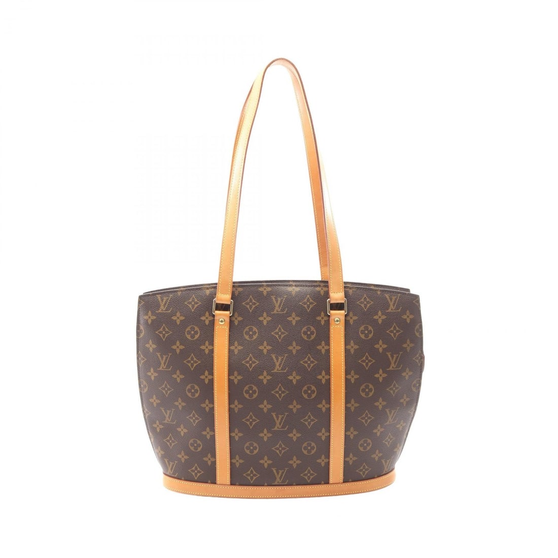 Louis Vuitton Babylon Brown Shoulder: Babylon shoulder bag in brown PVC coated canvas and leather. Size: W35 x H31 x D11 cm. Strap drop 31 cm. Shoulder 72 cm.