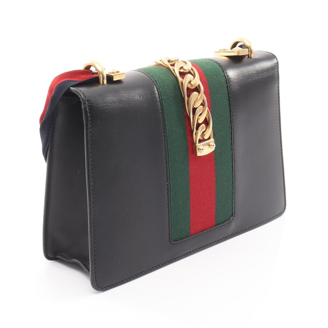 Gucci Sylvie Small Webline Black - 2
