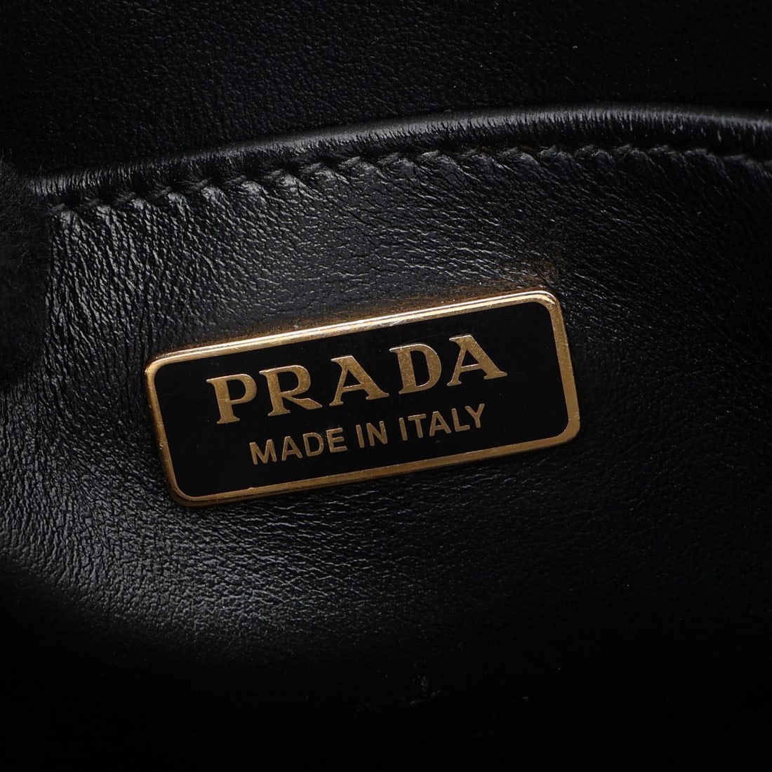Prada Triangolo Jacquard Mini 2Way Black/Beige - 4