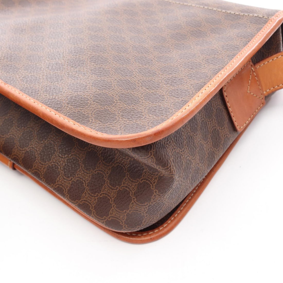 Celine Macadam Shoulder Brown Canvas - 11