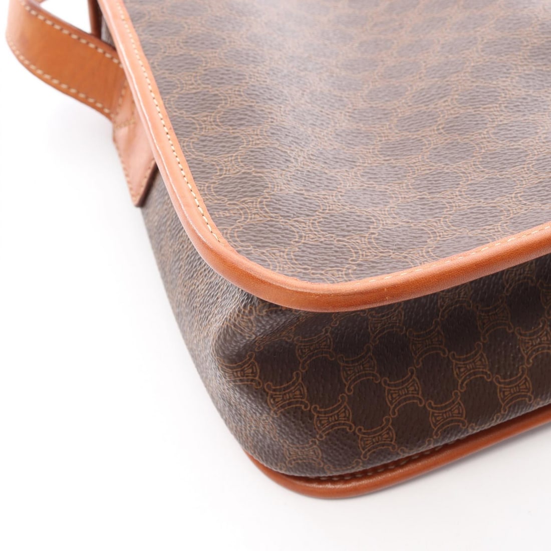 Celine Macadam Shoulder Brown Canvas - 12