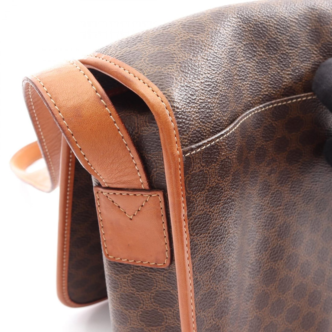 Celine Macadam Shoulder Brown Canvas - 13