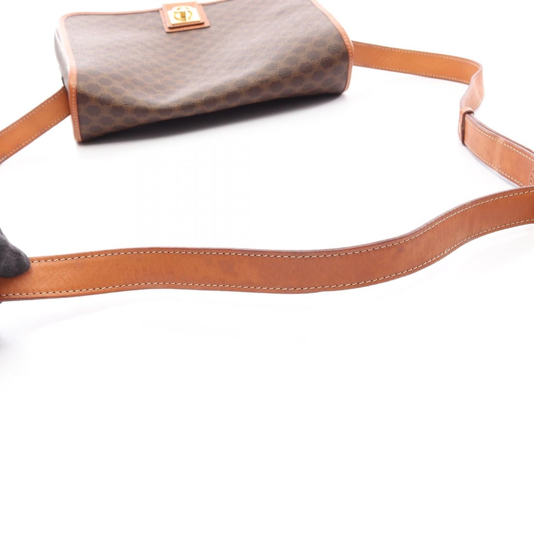 Celine Macadam Shoulder Brown Canvas - 18