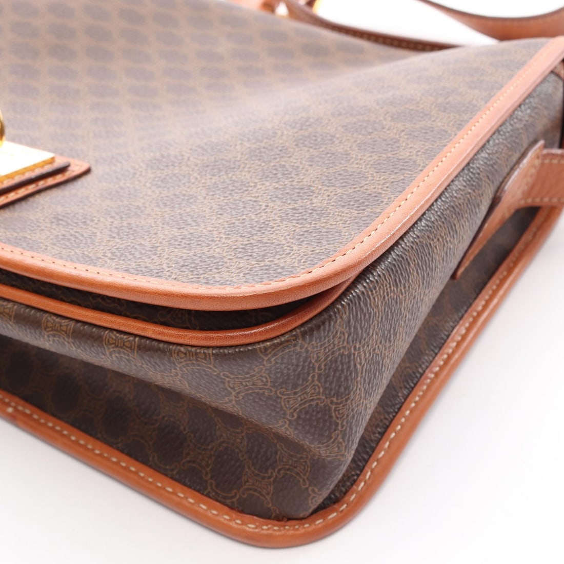 Celine Macadam Shoulder Brown Canvas - 9