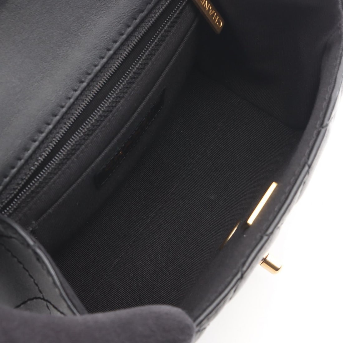 Chanel Small Flap Black Lambskin - 3