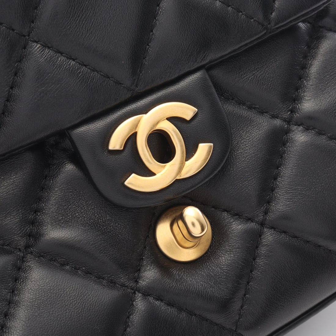 Chanel Small Flap Black Lambskin - 6