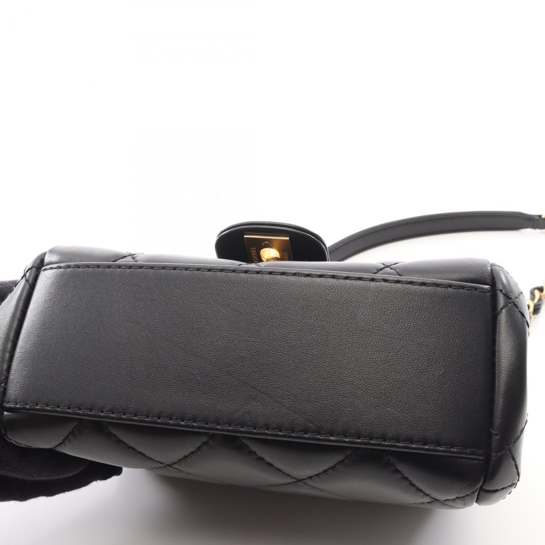 Chanel Small Flap Black Lambskin - 8