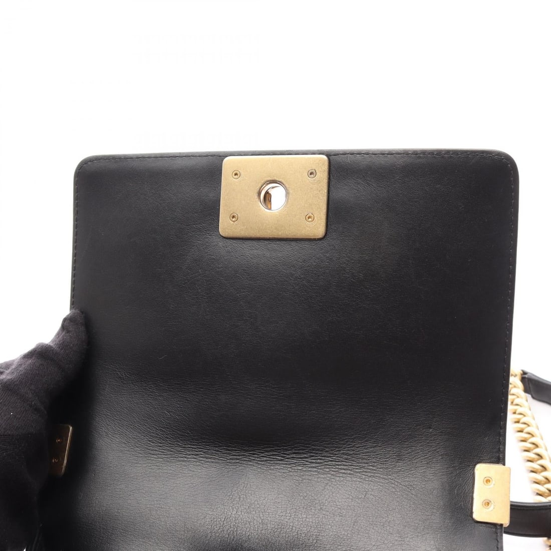 Chanel Boy Small Chevron Black - 6