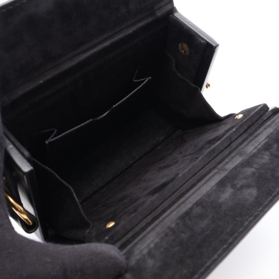 Dior Addict Small Box Black Leather - 3