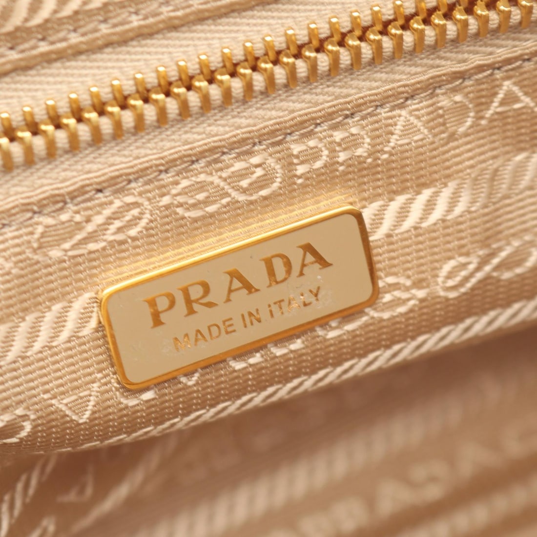 Prada Re-Nylon Top Handle Beige - 4
