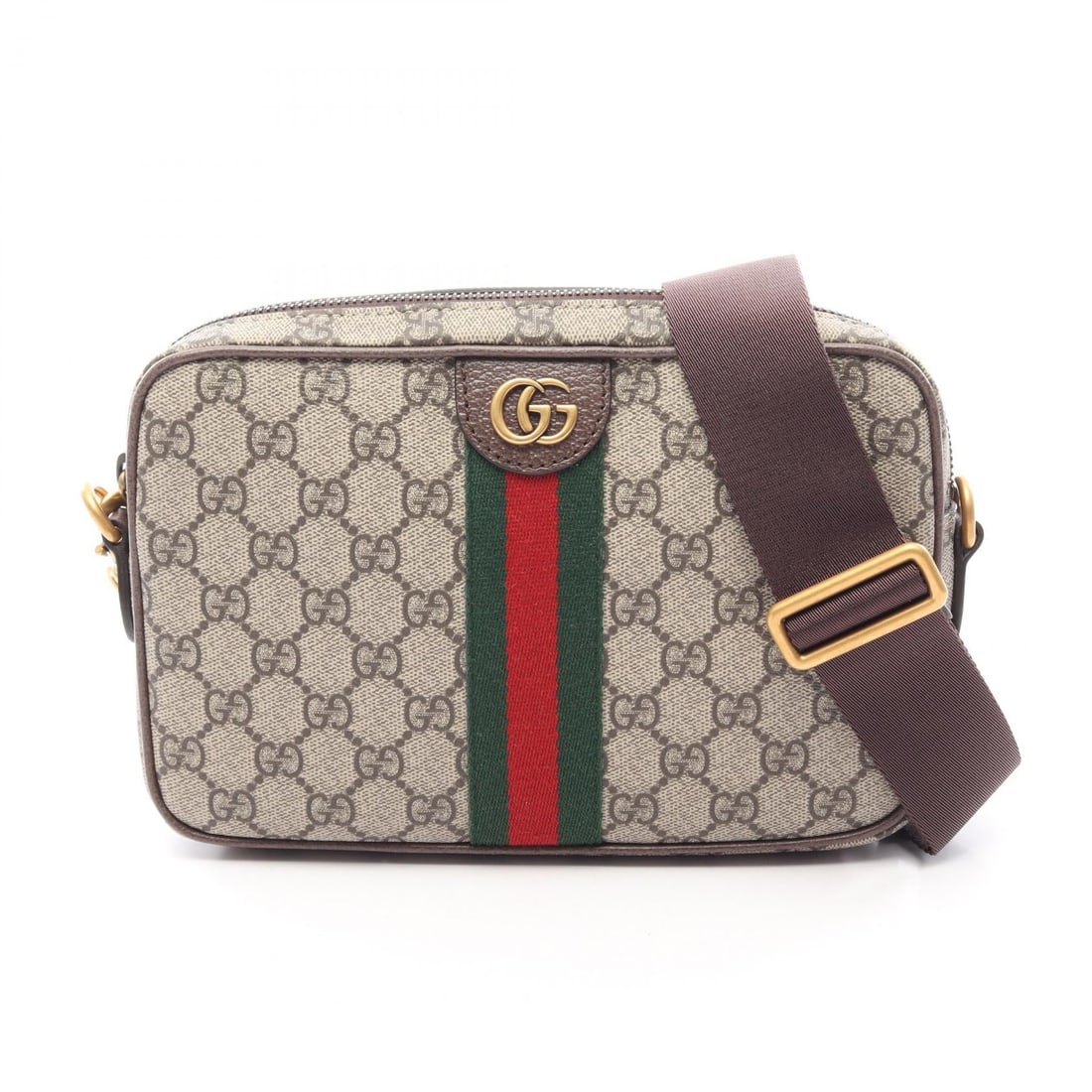 Gucci Ophidia GG Supreme Crossbody Multi: Ophidia GG Supreme Small Crossbody 2 way shoulder bag in beige brown and multicolor PVC coated canvas with leather trim. Size: W23 x H15.5 x D4 cm. Shoulder 82-135 cm. Includes storage bags.