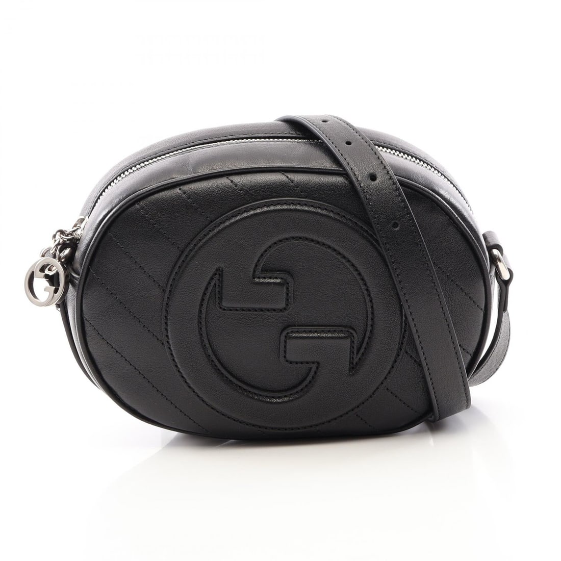 Gucci Blondy Shoulder Bag Black: Black leather Blondy shoulder bag. Size: W21 x H14.5 x D7.5 cm. Shoulder 120-135 cm.