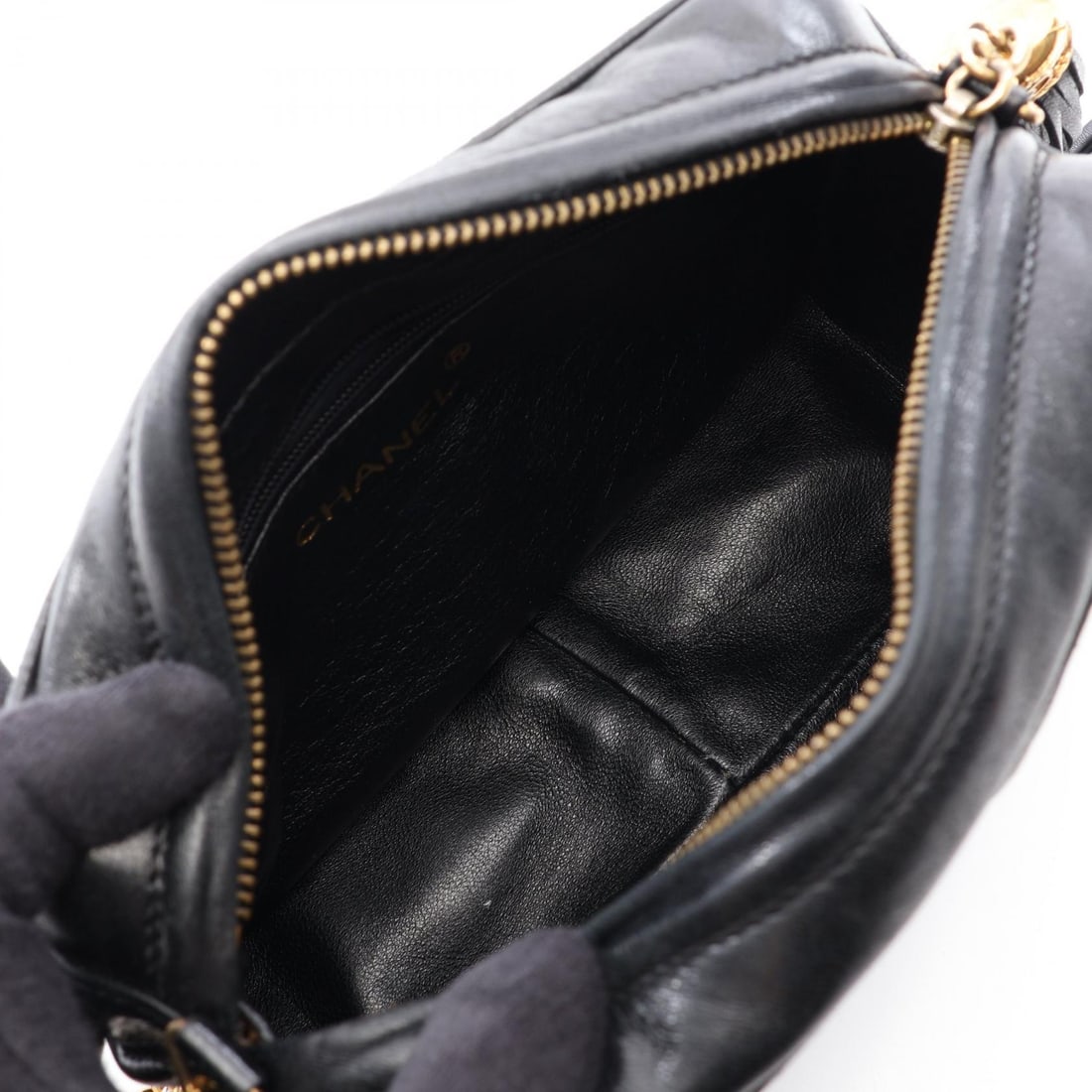 Chanel Coco Mark Fringe Black - 3