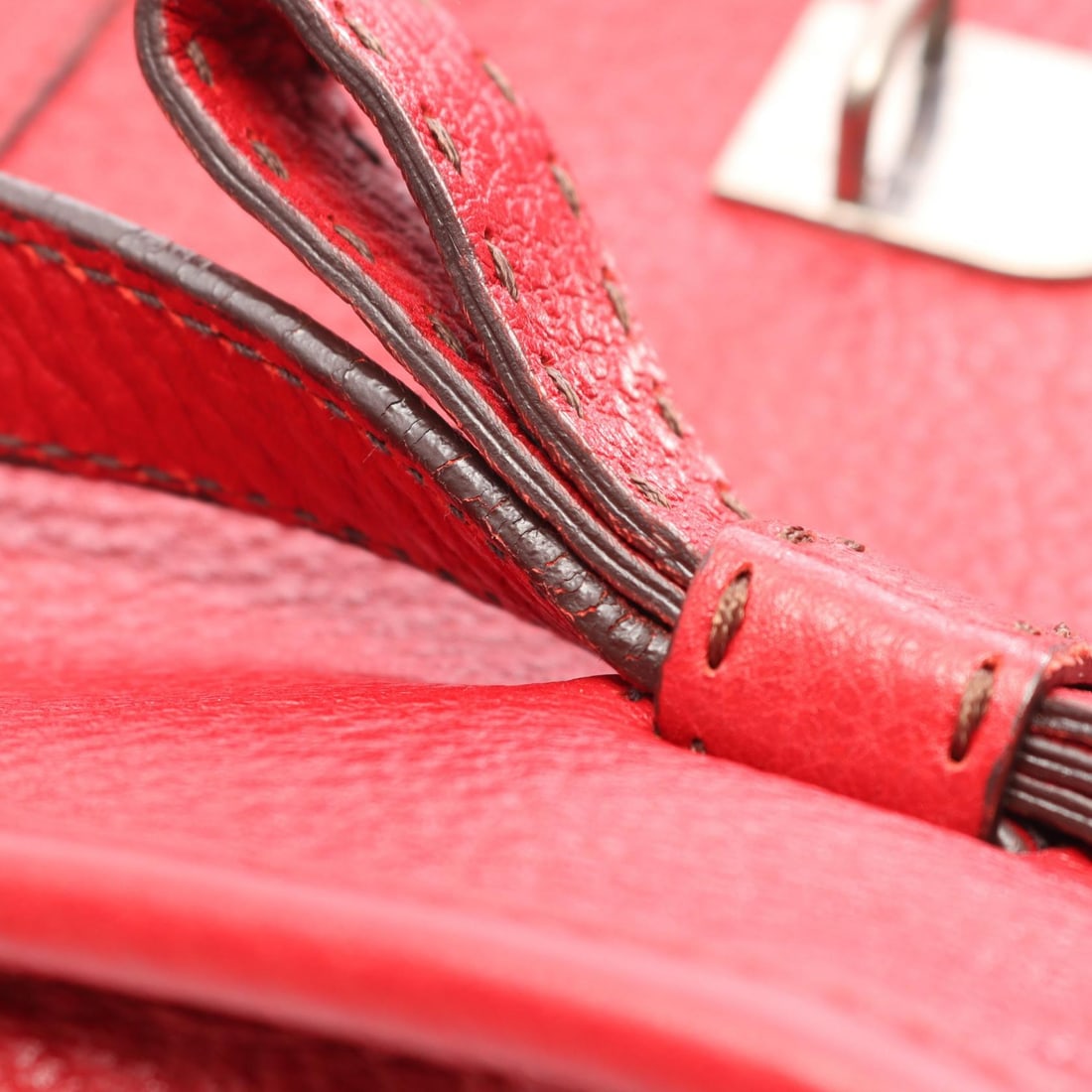 Prada Shoulder Bag Red Leather - 8