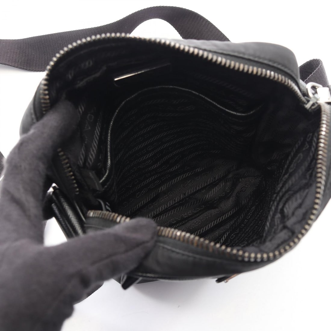 Prada Re-Nylon Shoulder Bag Black - 3
