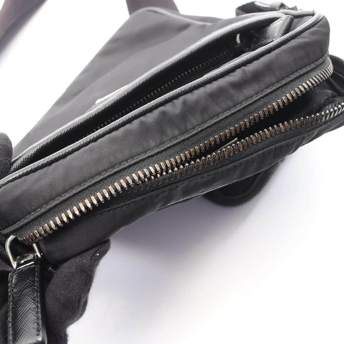 Prada Re-Nylon Shoulder Bag Black - 9