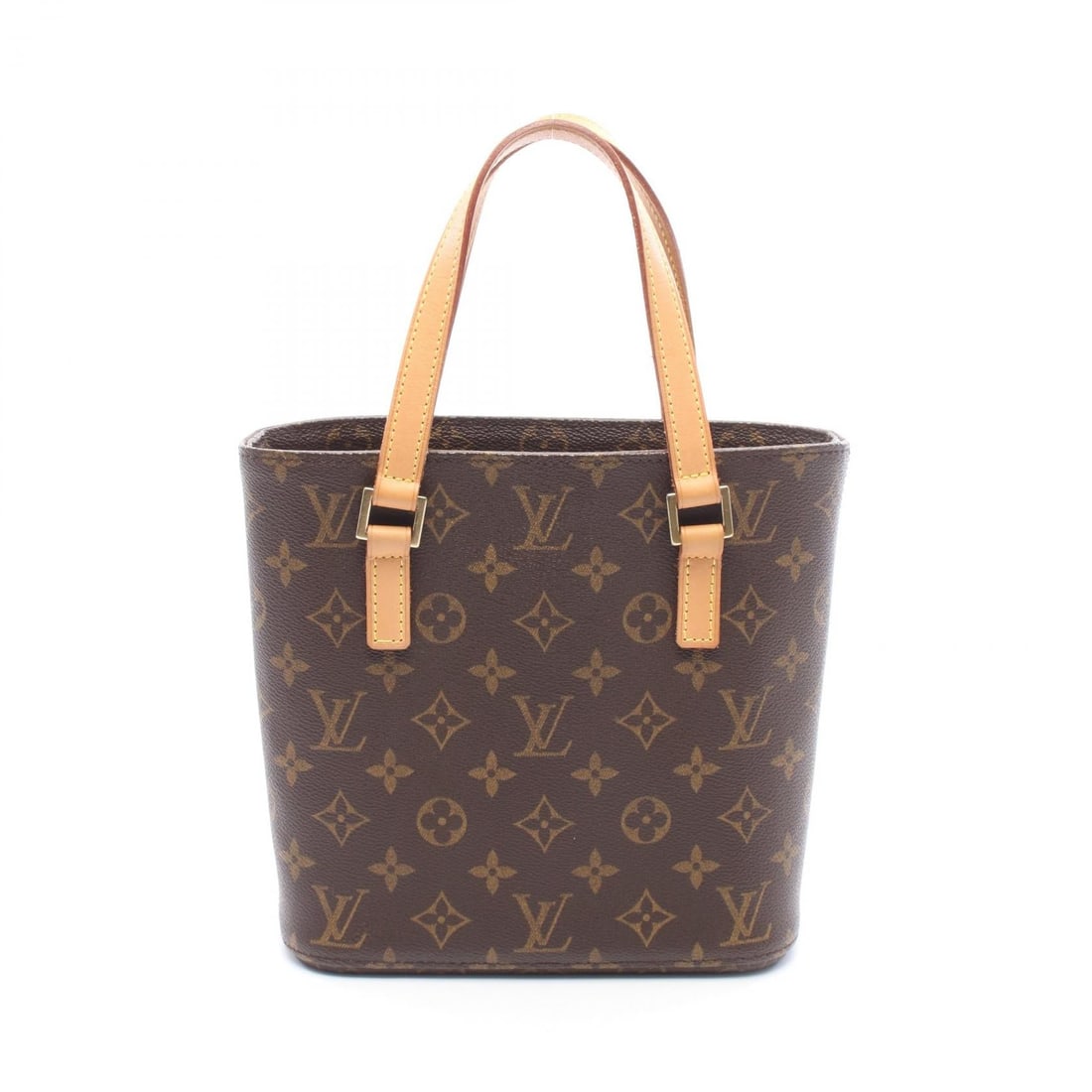 Louis Vuitton Vavin PM Brown Handbag: Vavin PM handbag in brown PVC coated canvas and leather. Size: W20.5 x H21 x D8.5 cm. Handle 35 cm.
