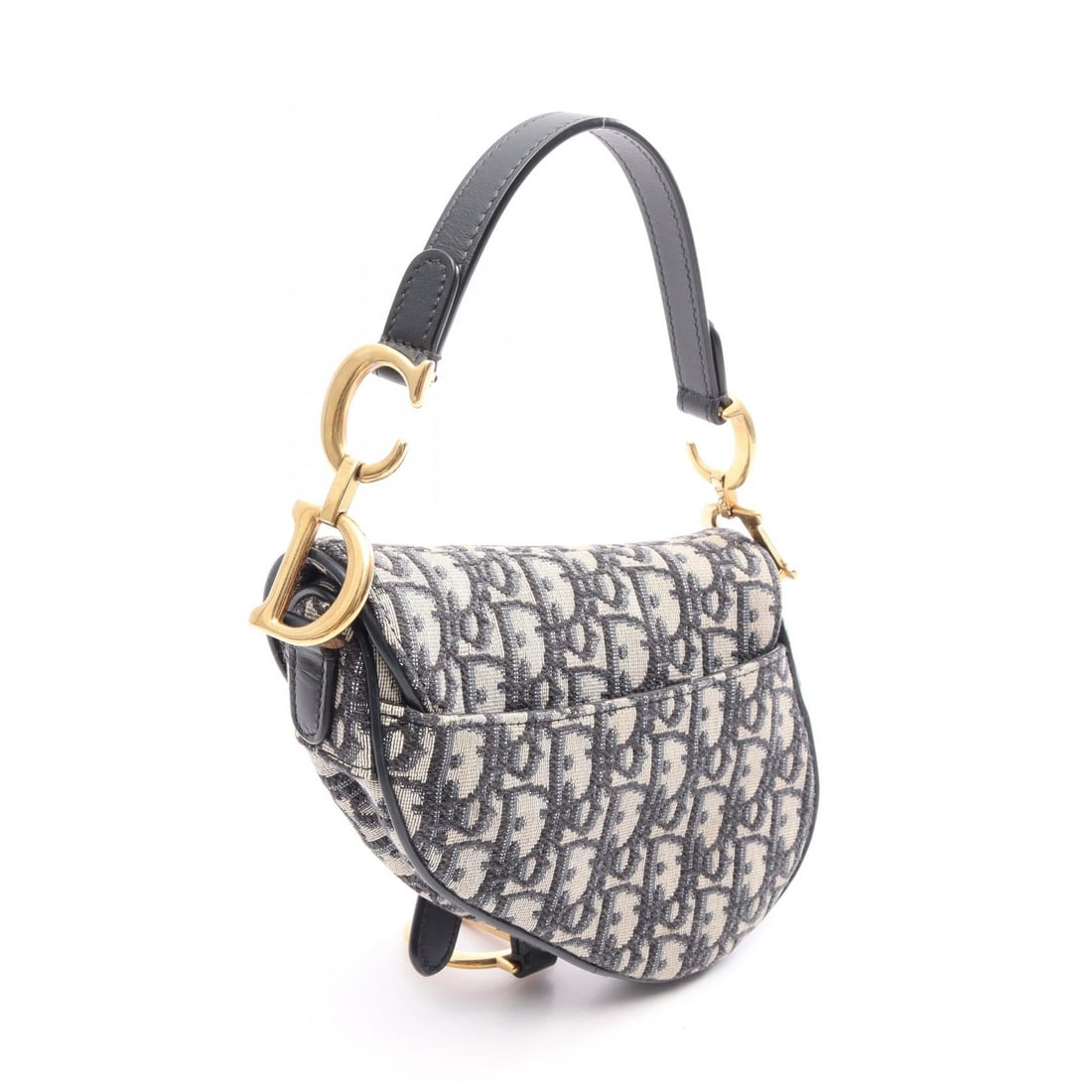 Dior Mini Saddlebag Beige Navy - 2