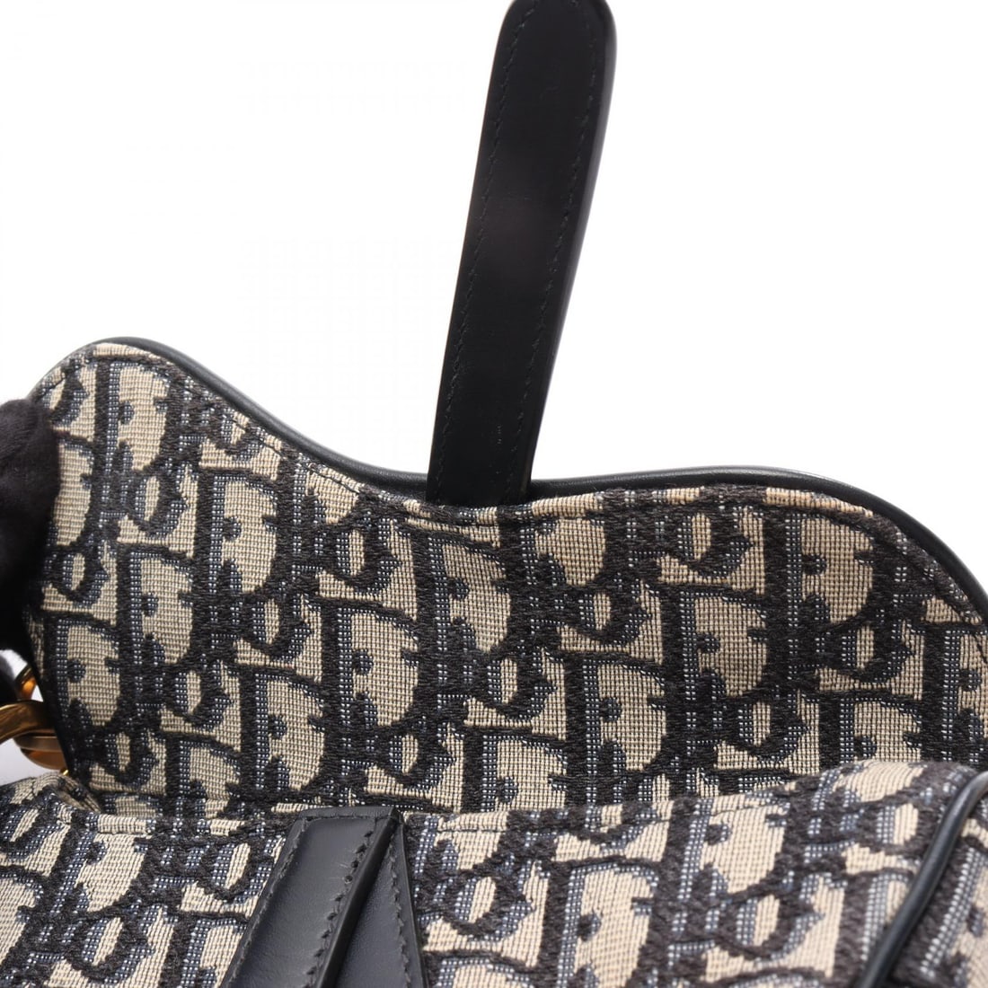 Dior Mini Saddlebag Beige Navy - 5