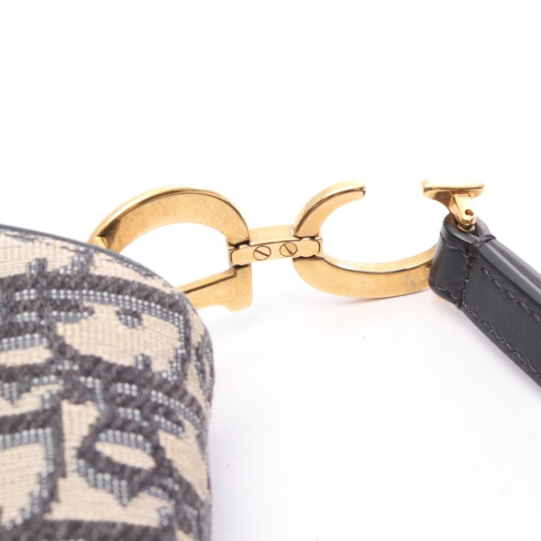 Dior Mini Saddlebag Beige Navy - 9