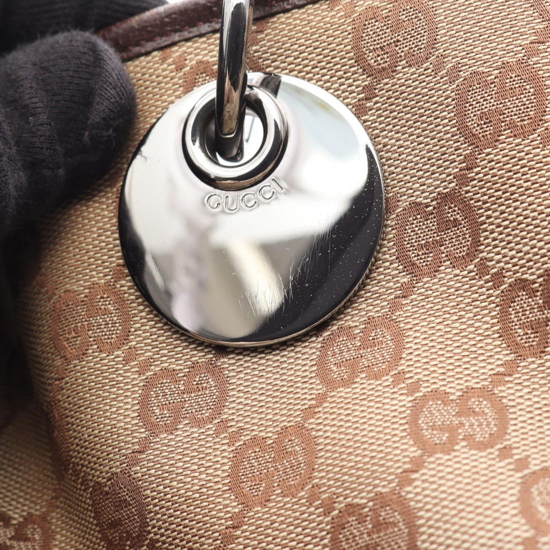 Gucci Eclipse GG Tote Beige Brown - 9