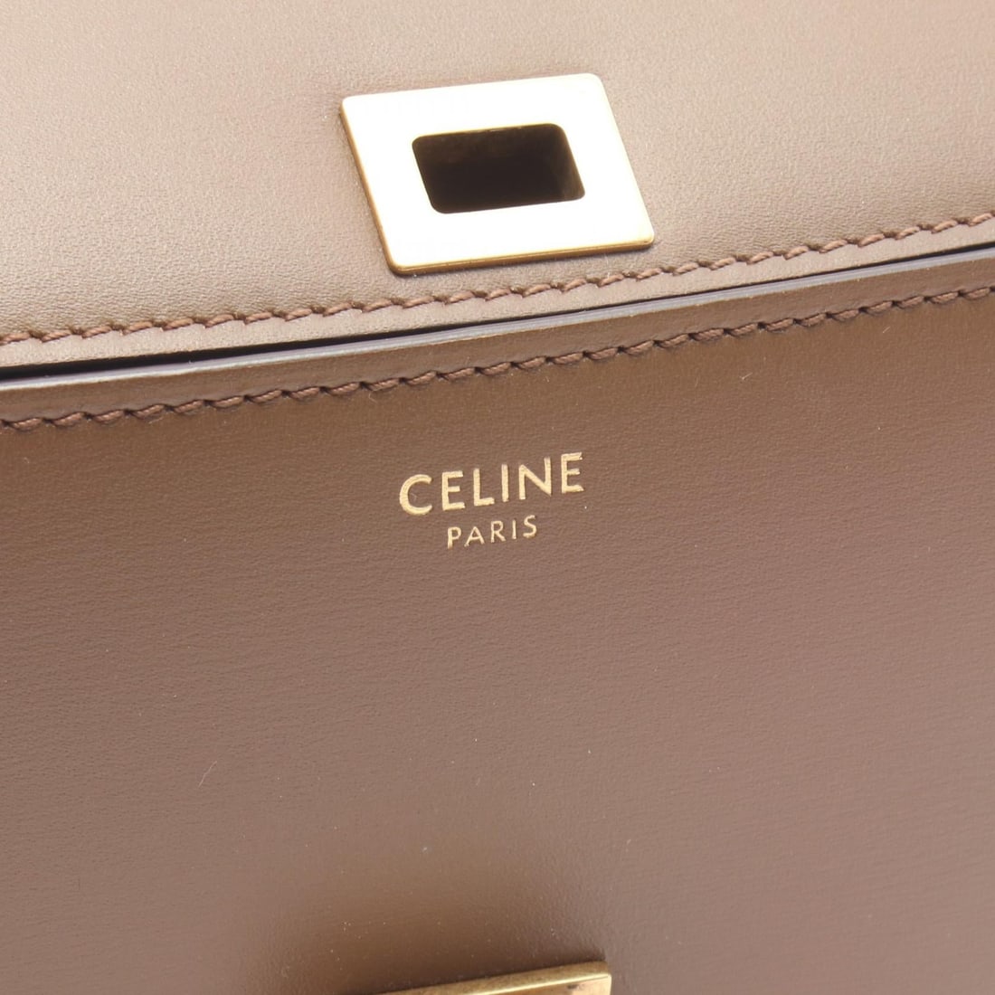 Celine Classic Box Small Brown - 4