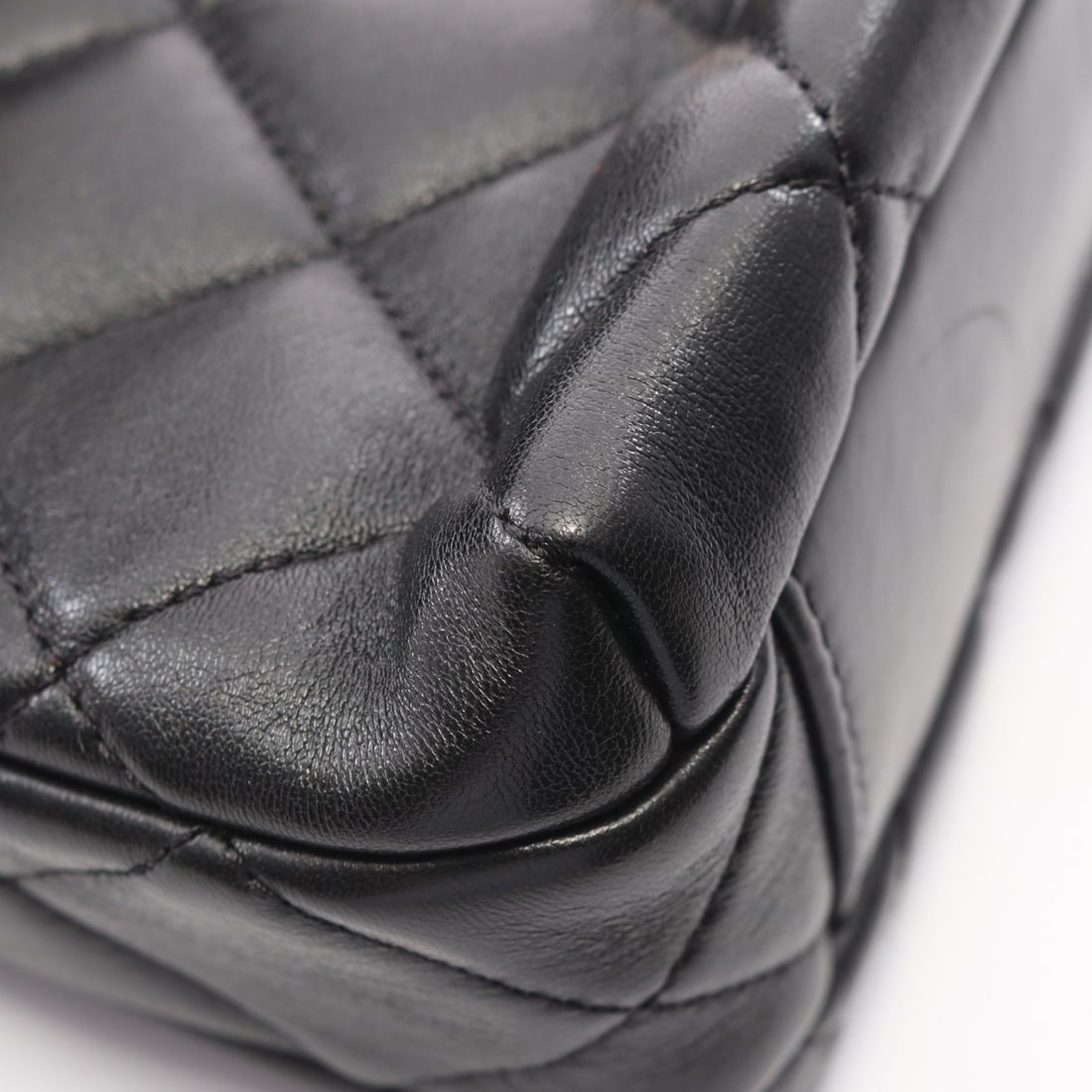 Chanel Mini Flap Black Lambskin - 6
