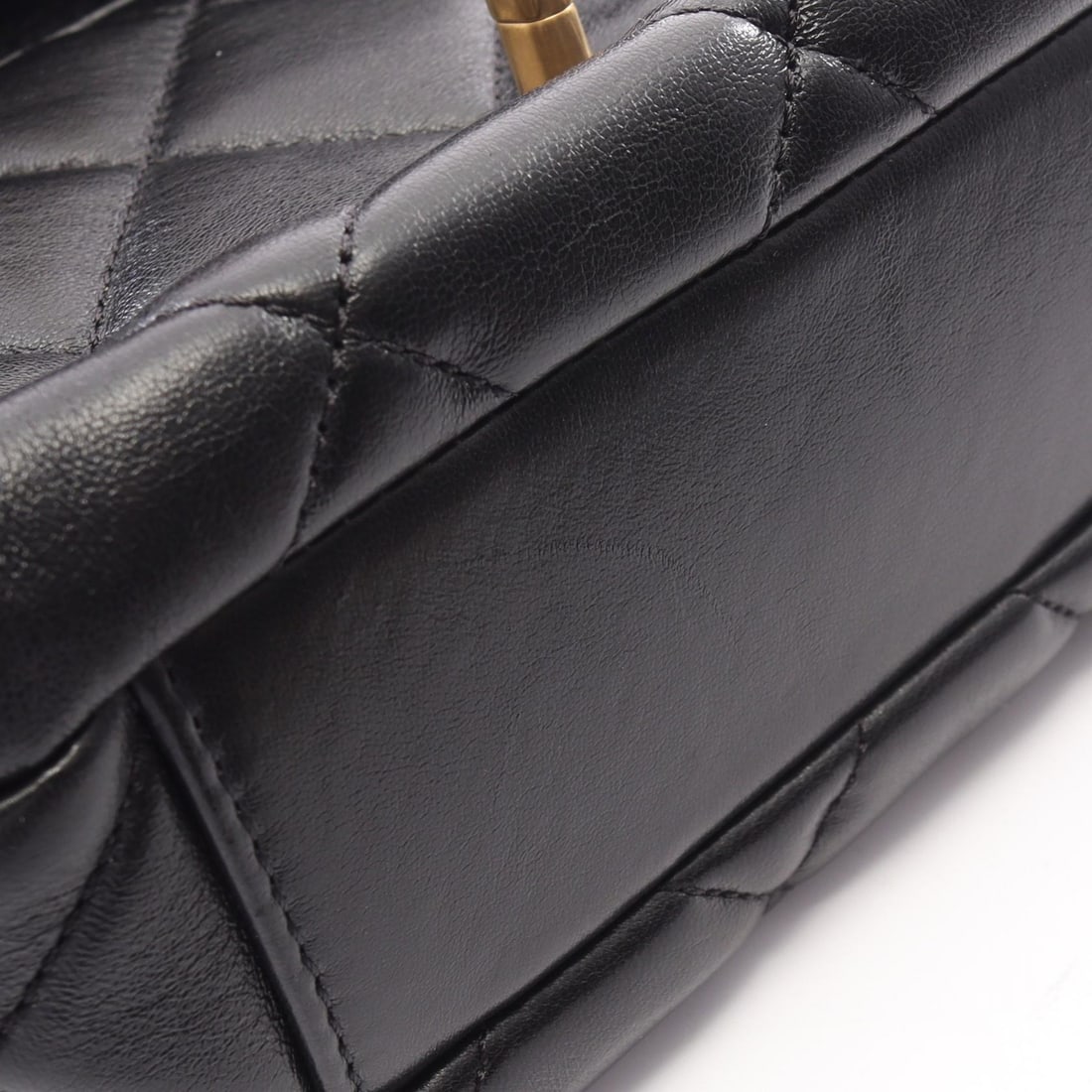 Chanel Mini Flap Black Lambskin - 7