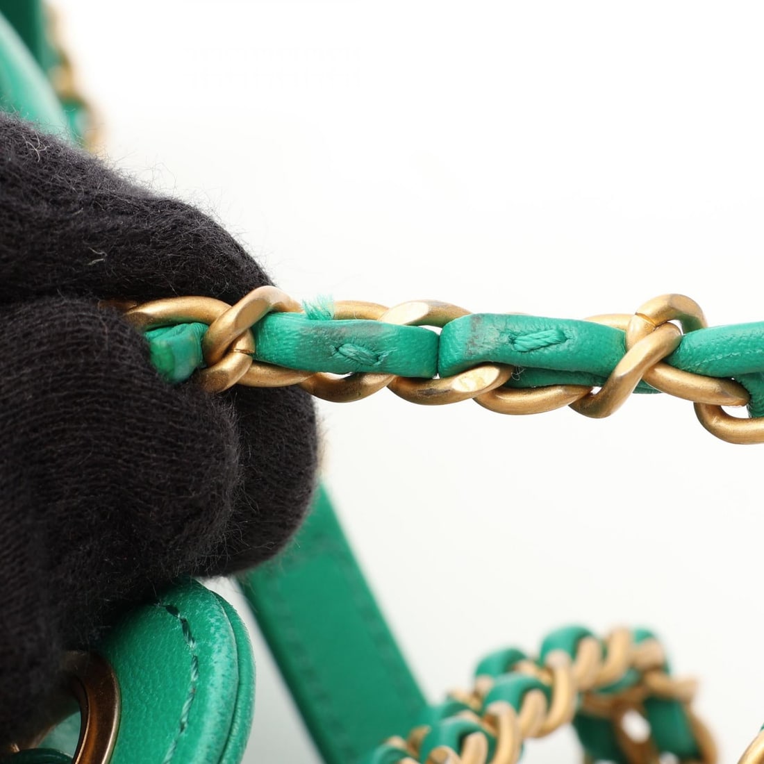 Chanel Square Chain Backpack Green - 8
