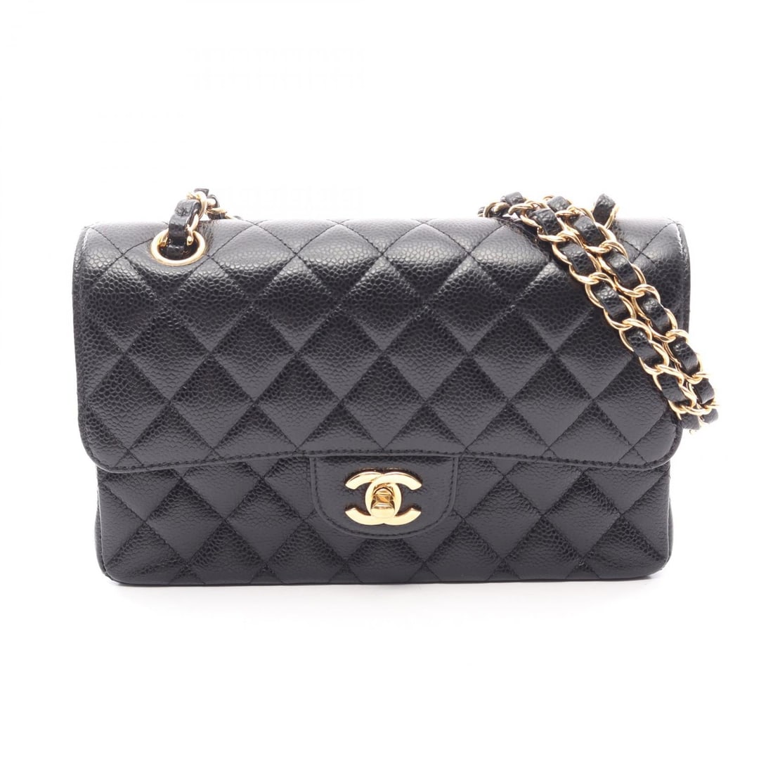 Chanel Matelasse W Flap Black Calfskin (1 of 8)