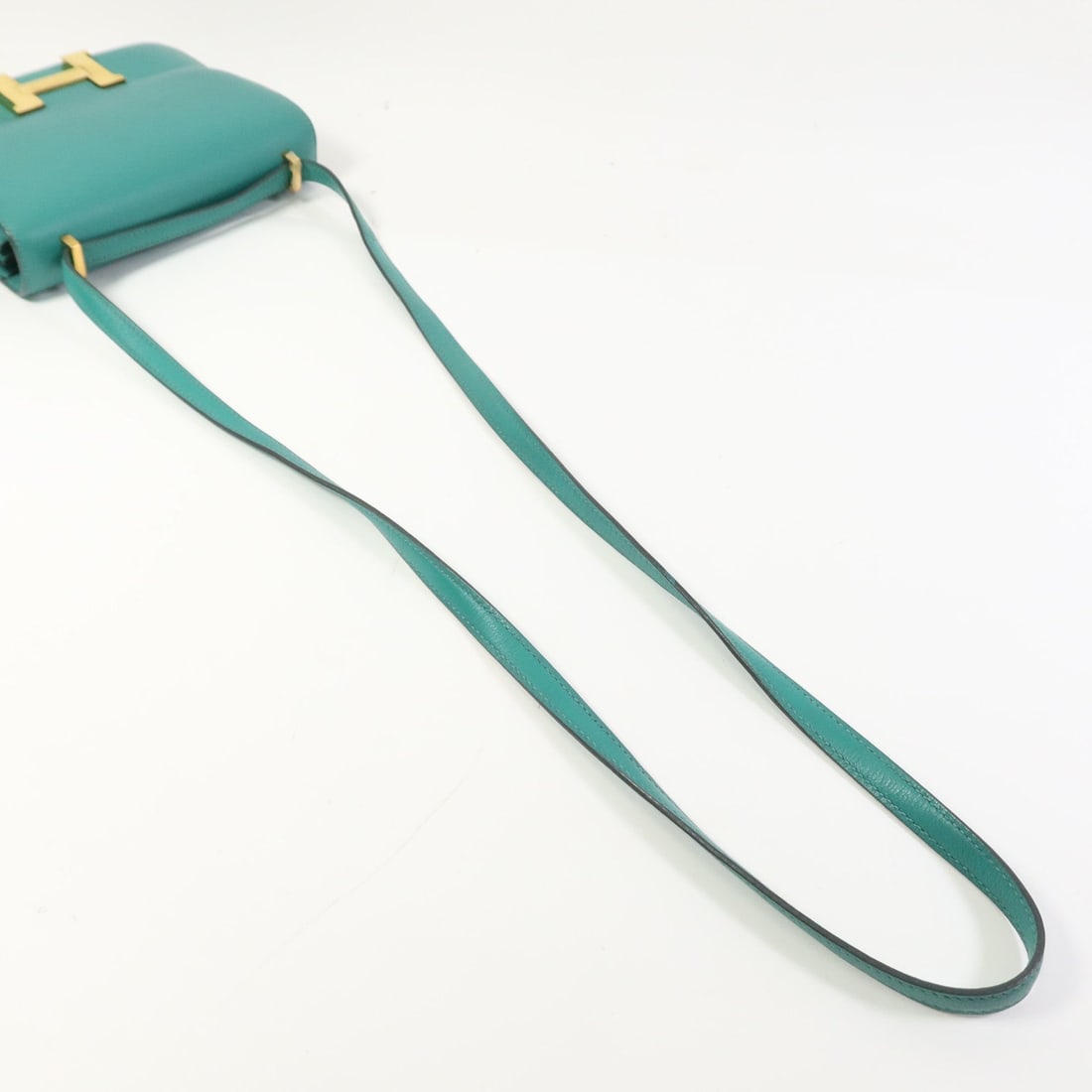 Hermes GHW Constance Mini Vert Vertigo - 10