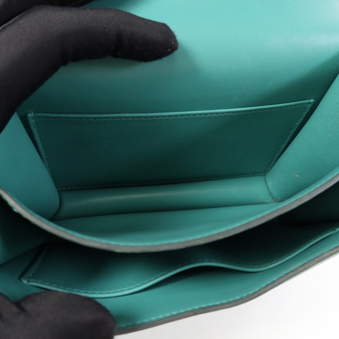 Hermes GHW Constance Mini Vert Vertigo - 12