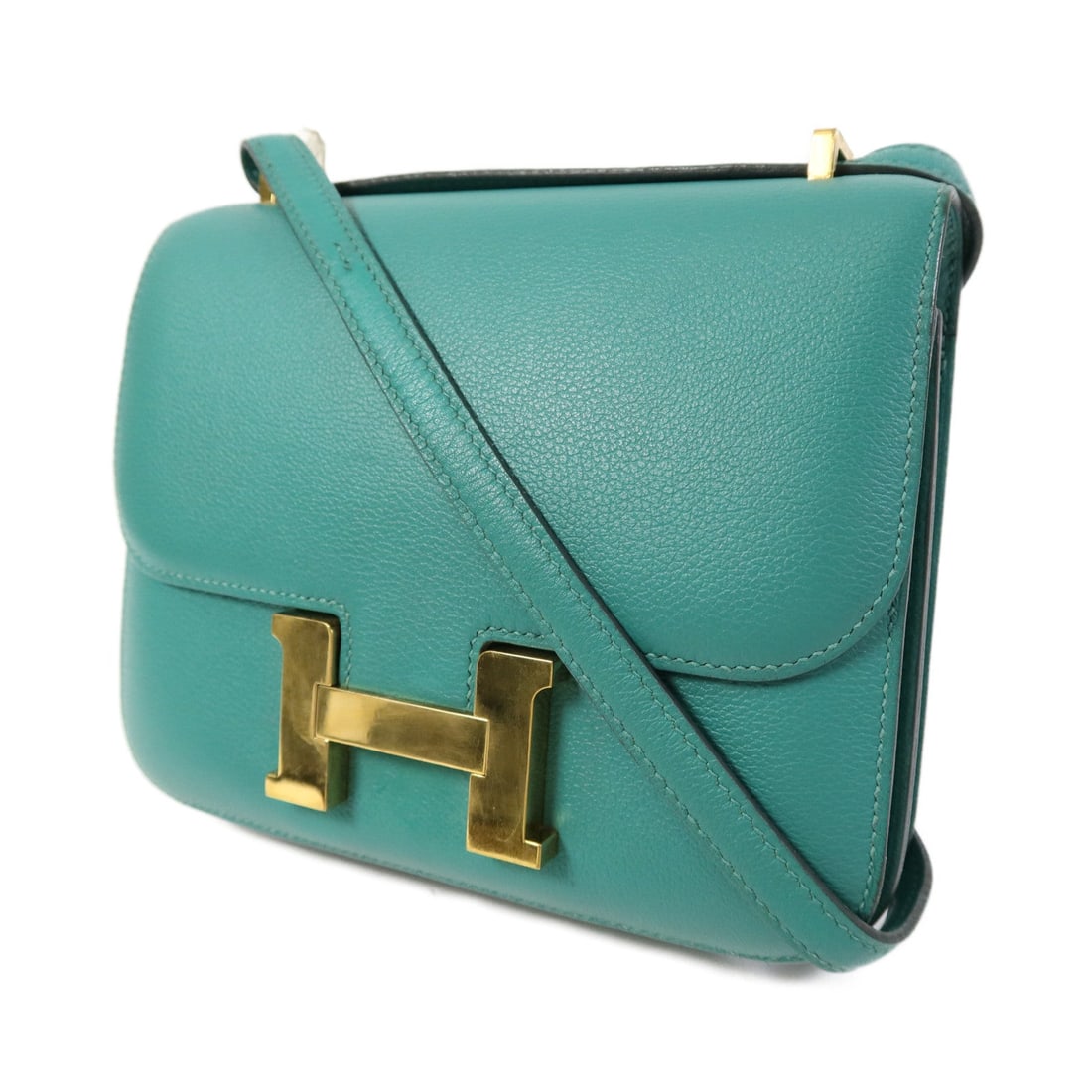 Hermes GHW Constance Mini Vert Vertigo - 3