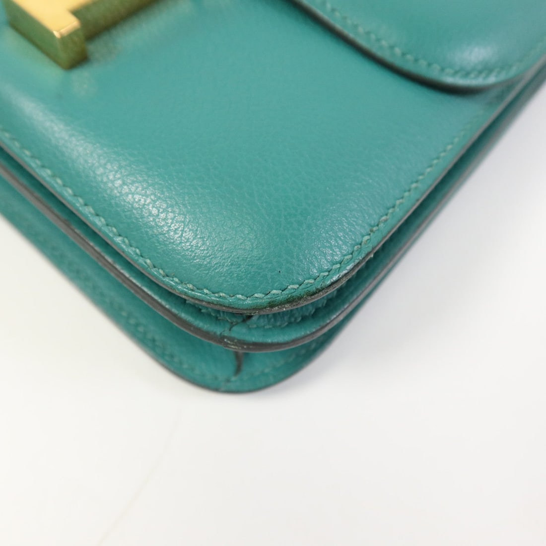Hermes GHW Constance Mini Vert Vertigo - 5
