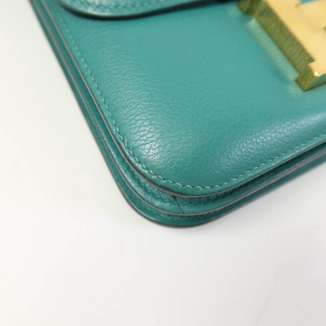 Hermes GHW Constance Mini Vert Vertigo - 6