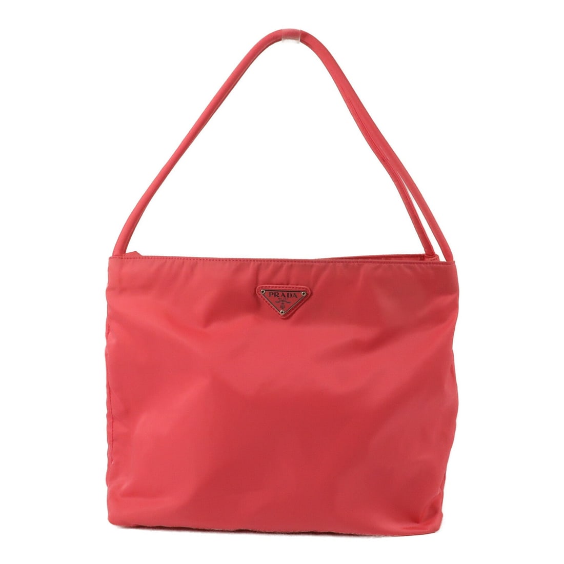 Prada SHW Handbag Pink Nylon: SHW handbag in pink nylon. Size: W30 x H26 x D8 cm. Handle 49 cm. Includes guarantee.