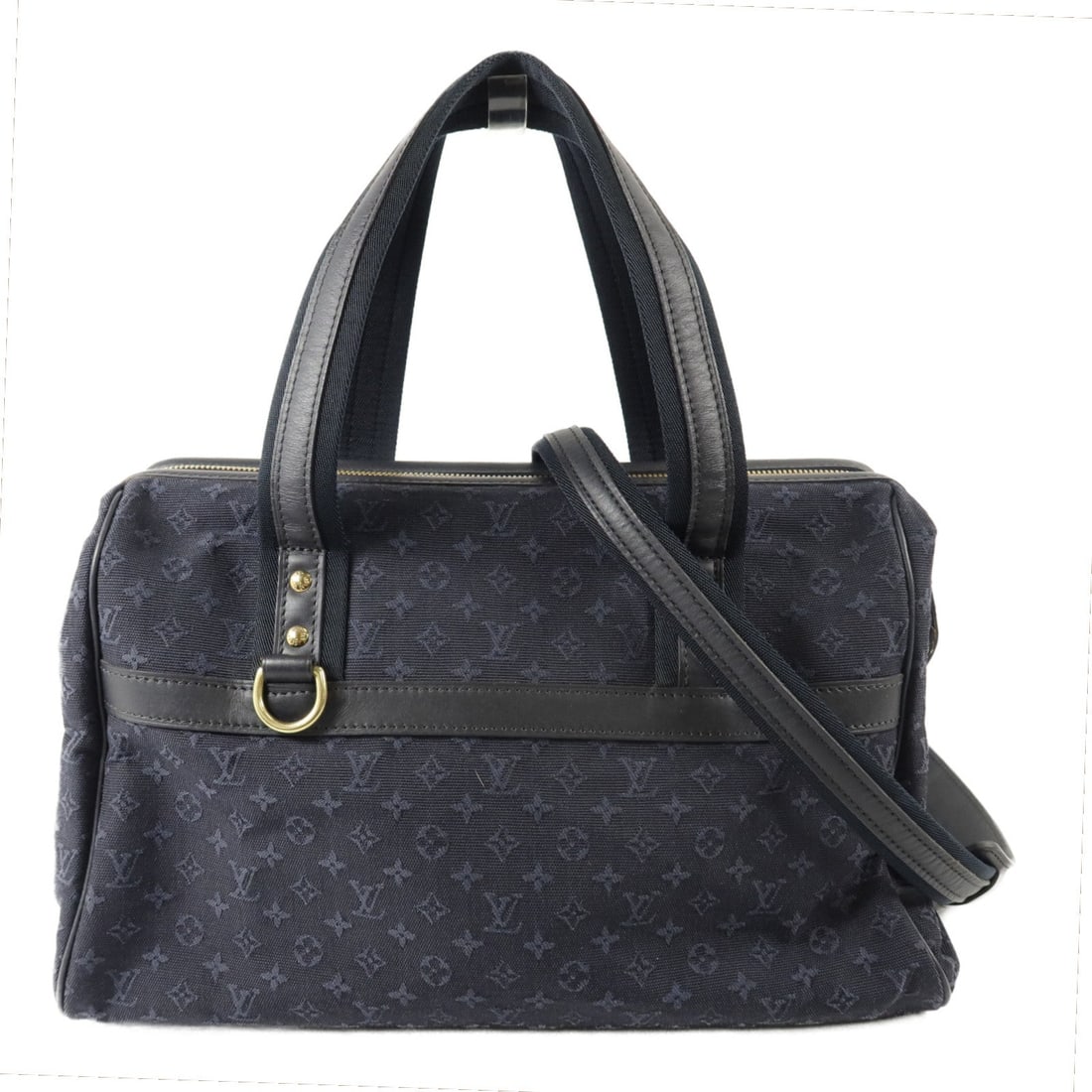 Louis Vuitton LV Josephine GM Navy: LV Josephine GM 2 way shoulder bag in navy Monogram mini canvas. Size: W36 x H22 x D16 cm. Handle 43 cm. Shoulder 104 cm. Includes shoulder strap.