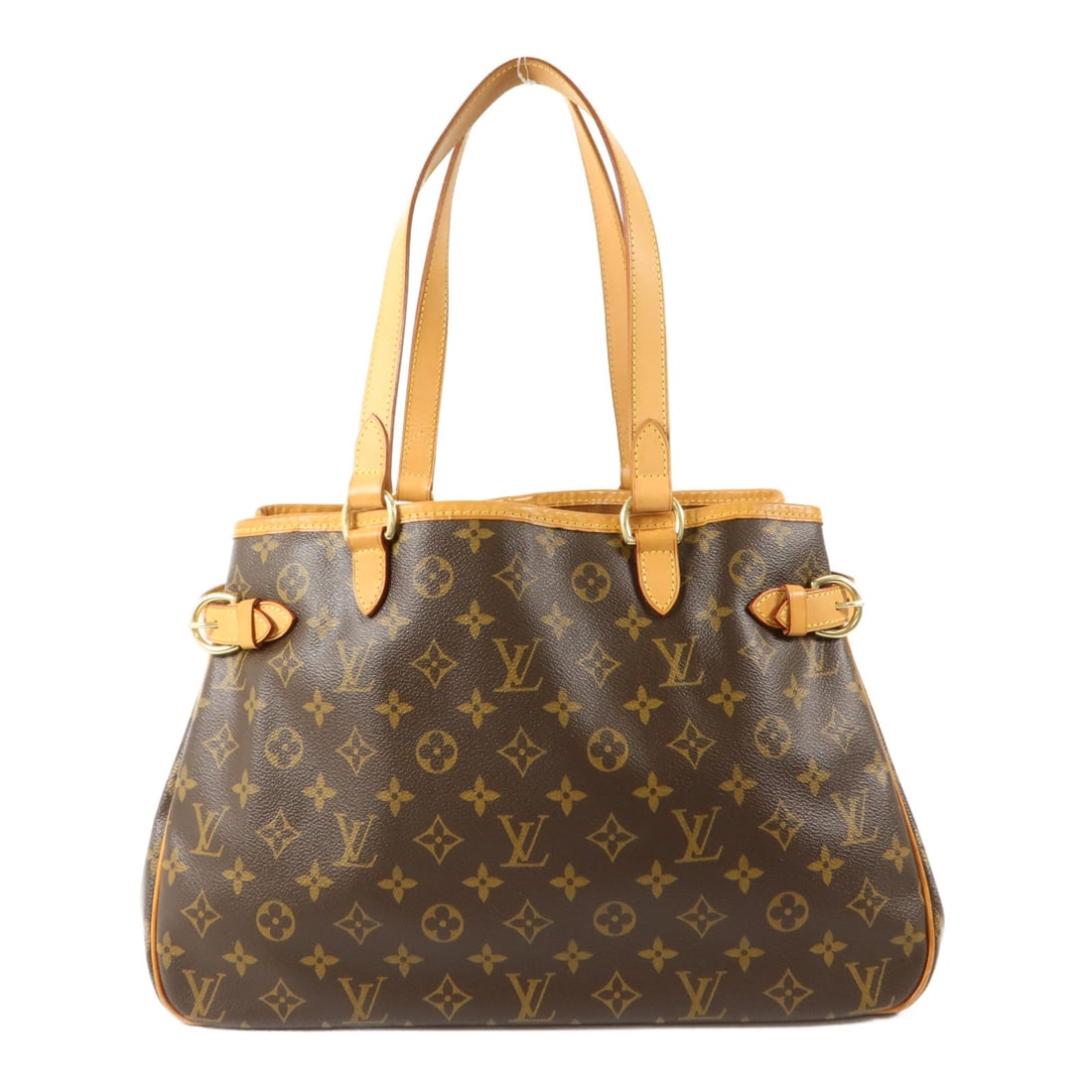 Louis Vuitton LV GHW Batignolles Brown: LV GHW Batignolles Horizontal shoulder bag in brown Monogram PVC coated canvas. Size: W29-37.5 x H24 x D11 cm. Handle 55 cm.