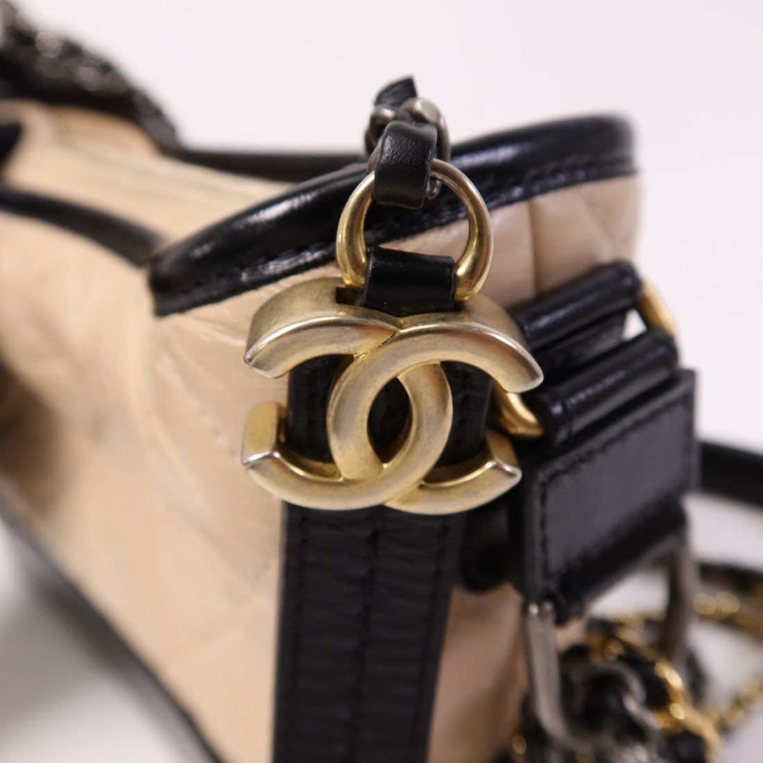 Chanel CC Gabrielle Small Beige - 13